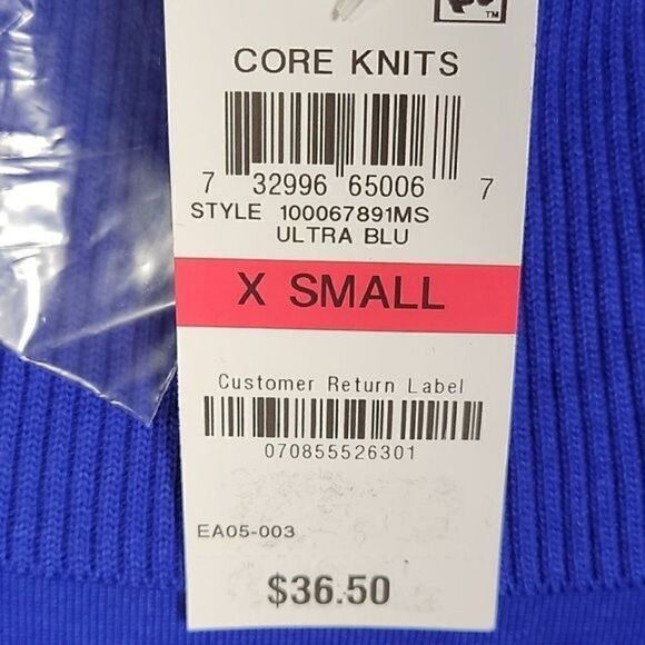 Karen Scott Cotton Shawl-Collar Button Top Sz XS - Picture 11 of 13